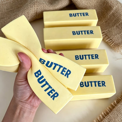Butter Squishy Toy 6 Pack Giant Slow Rising Squeeze Fidget Toy for Stress with the Listed Color, Size or Set Options for Everyday Use