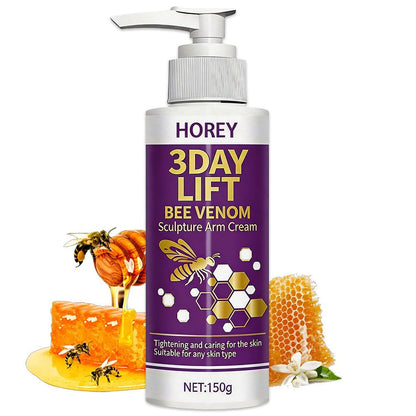 Bee Venom Firming Cream 150g – 3-Day Skin Tightening & Lifting Body Sculpting Lotion for Loose Sagging Arms, Belly, Thighs & Buttocks