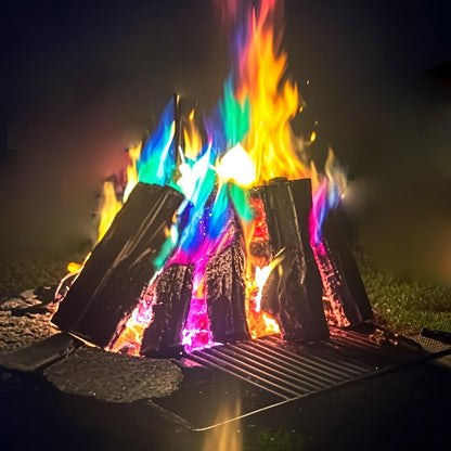 Fire Color Changing Packets 12/24pcs – Magic Colorful Flame Packets for Campfire, Fire Pit, Bonfire & Outdoor Fireplace