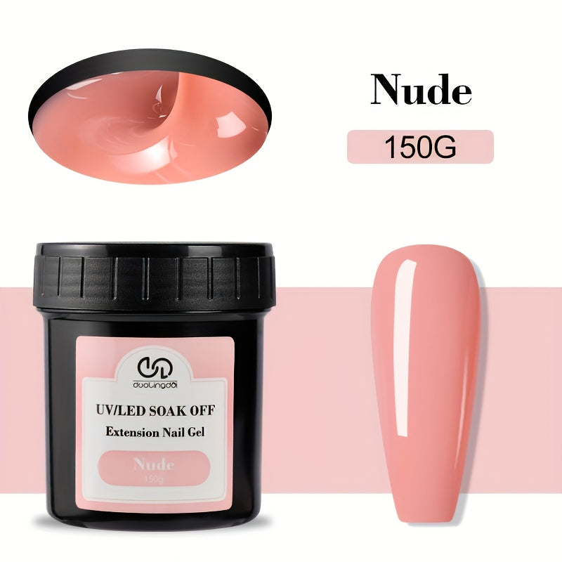 Builder Gel for Nail Extensions 150g Apex Strengthening Kit 13 Shades Clear White Pink Nude Milky Jelly Salmon UV LED Cure Professional