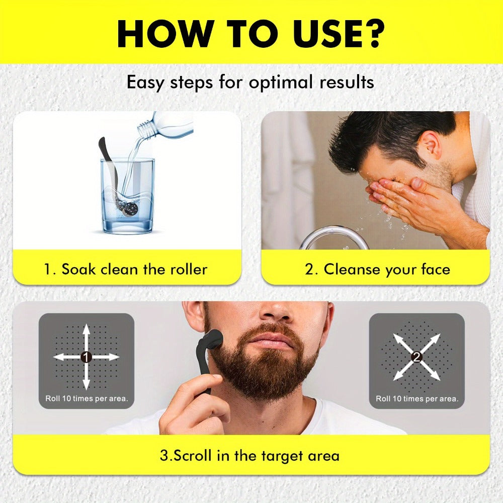 Microneedle Derma Roller 0.25mm 2-Pack for Face Scalp Beard for Bath Time, Home Spa and Personal Care