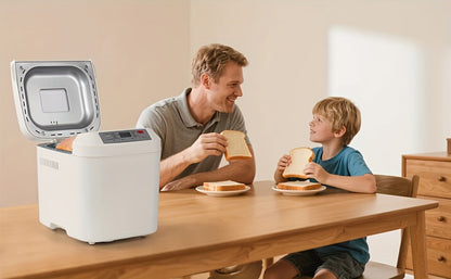 Bread Machine 12-in-1 Bread Maker with Gluten-Free Setting, Nonstick Pan, 2 Loaf Sizes, 13H Delay Timer & 1H Keep
