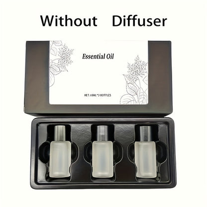 Car Air Freshener Aroma Diffuser with Essential Oils – USB Powered Smart Scent Diffuser for Car, 3/6/10/20 Bottles 0.34oz Essential Oils