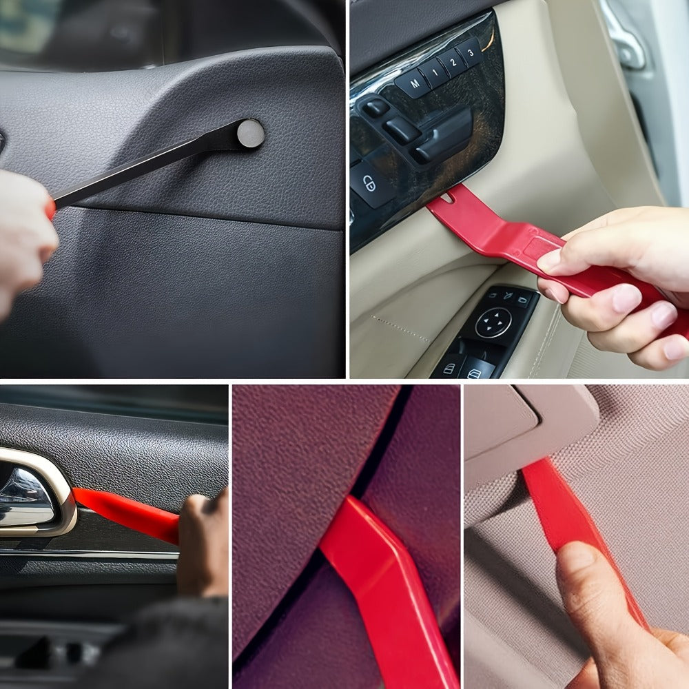 Car Door Unlock Tool Kit – Air Wedge Pump, Long Reach Grabber & Locksmith Wedge Set for Emergency Lockout Opening on Cars Trucks SUVs