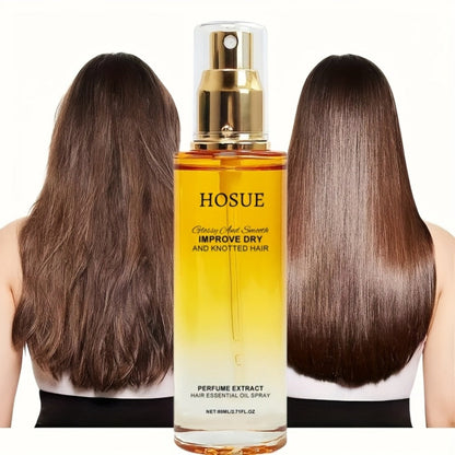 Anti-Frizz Hair Essential Oil Spray Smoothing & Conditioning Treatment for Dry, Damaged & Frizzy Hair