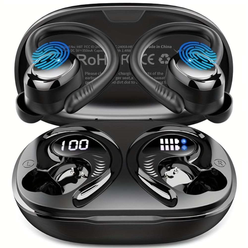 48H Wireless Sport Earbuds Q38 Bluetooth 5.3 with 14.2mm Driver Stereo Sound for an Everyday Personal Care Routine