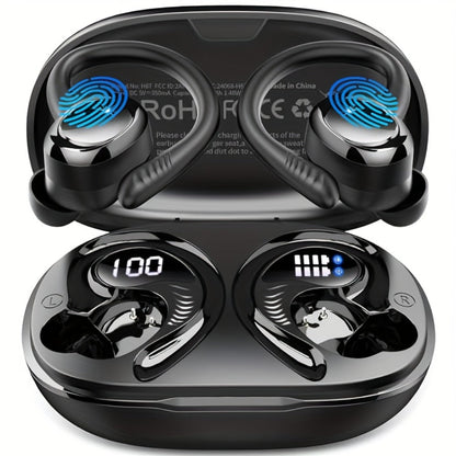 48H Wireless Sport Earbuds Q38 Bluetooth 5.3 with 14.2mm Driver Stereo Sound for an Everyday Personal Care Routine