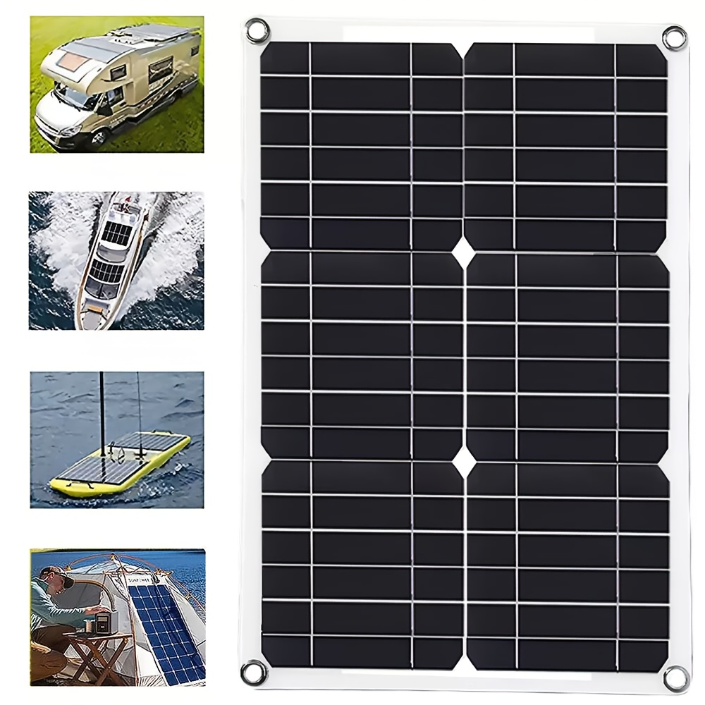 60-Watt Monocrystalline Solar Charging Kit with Green Controller and One- or Two-Panel Options