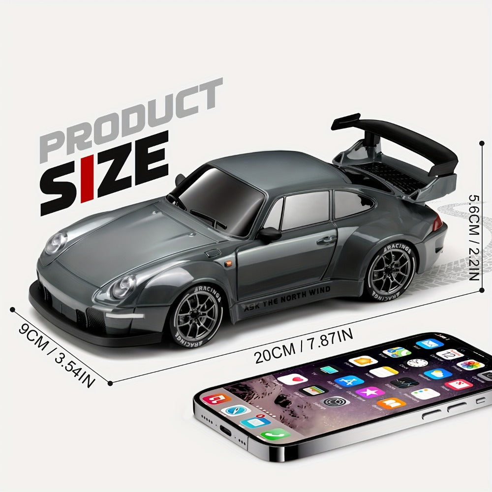 RC Drift Car S814 1:24 Scale Sports Car with Remote Controller, Display Cones and Five Color Selections