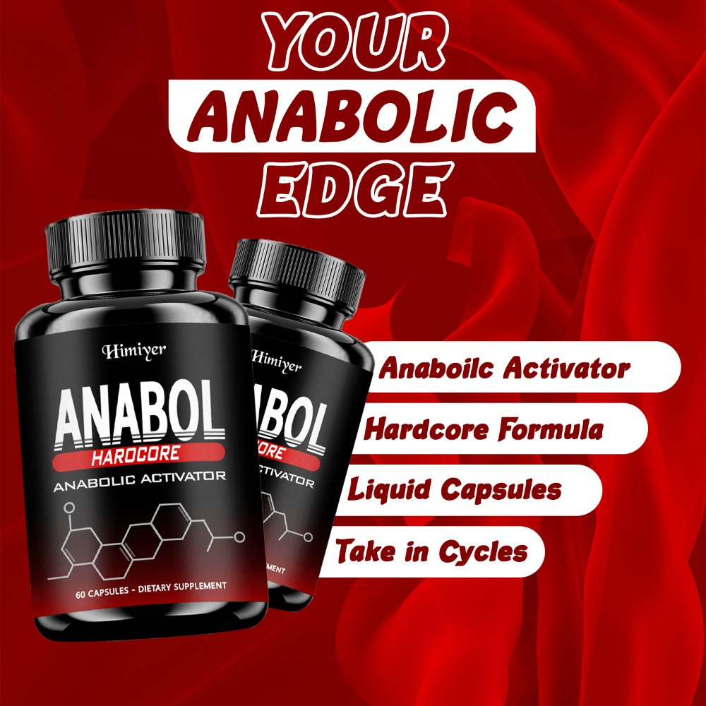 Anabol Hardcore Anabolic Activator for Men, Advanced Energy, Strength & Performance Formula with 6-Keto-Diosgenin & Hecogenin