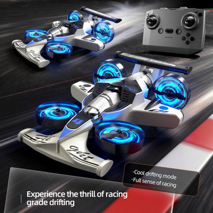 RC Flying Car Drone Combo for Kids with the Listed Color, Size or Set Options for Everyday Use