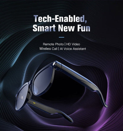 Smart Glasses 8MP Wide-Angle Camera Eyewear with 4K Recording, 4GB Storage and 163-Language Translation
