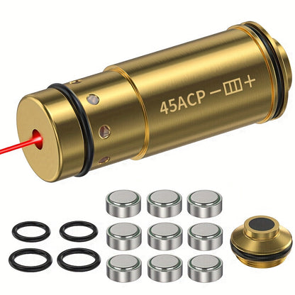 Dry Fire Laser Training Cartridge Multi-Caliber – 9mm 45ACP 223Rem 380ACP 357Sig 308Win 12GA 40Cal 6.5mm 7.62x39 | H59 Brass | Class IIIA