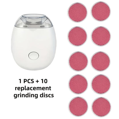 Electric Nail Clipper 2-in-1 Rechargeable USB Nail Trimmer Grinder Polisher Multifunctional Nail Care Tool