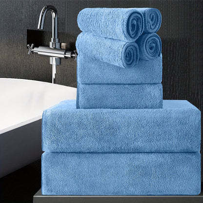 Bath Towels Set 8 Piece 750GSM Oversized 35 x 70 Inch Sheets in 15 Color Options for Home and Guest Use