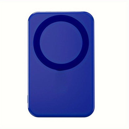 30000mAh-Labeled Magnetic Wireless Power Bank with Built-In USB-A and USB-C Cables in Four Colors