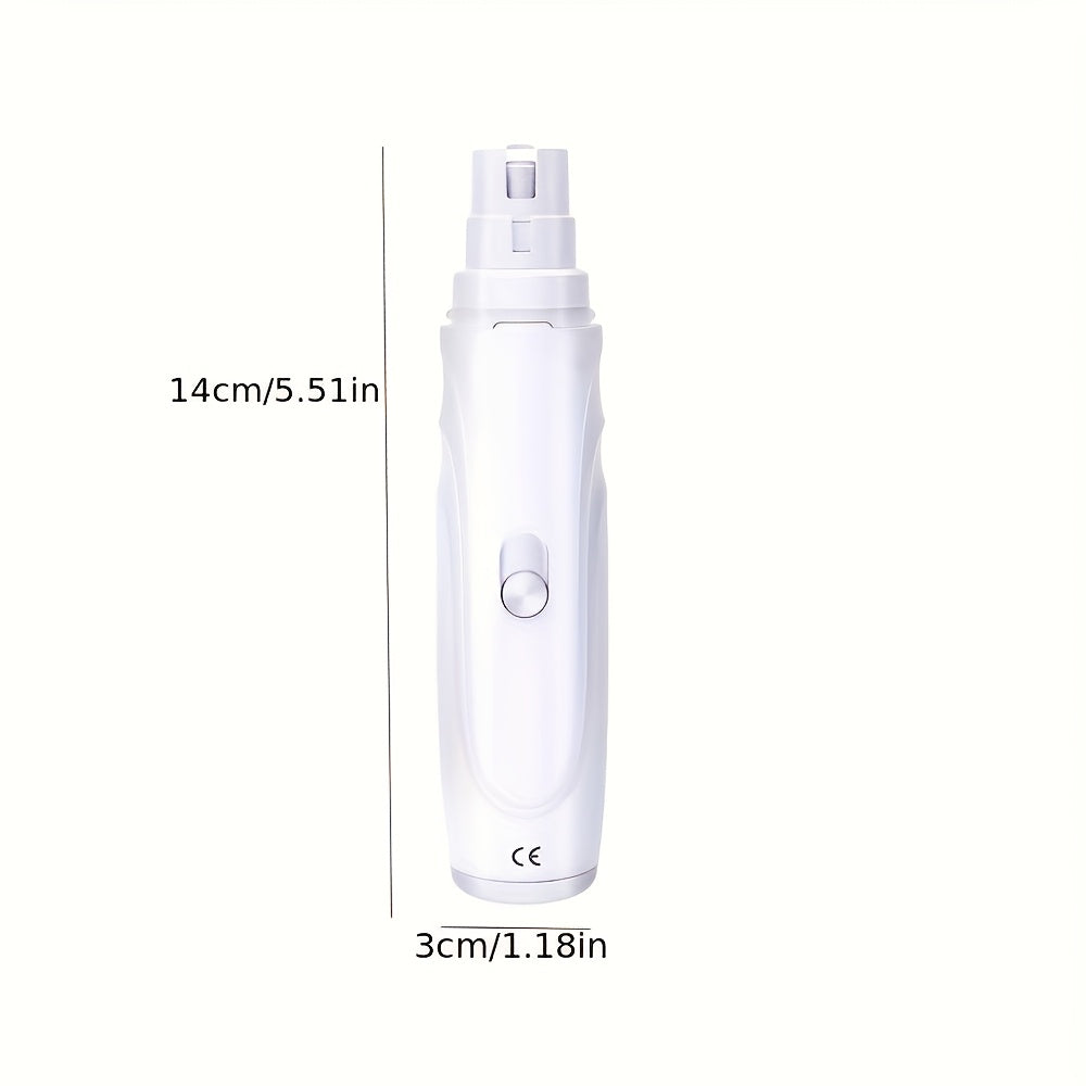 Dog Nail Grinder Electric 2-Speed – Professional Pet Nail Trimmer with High-Speed Motor, Lightweight Quiet Nail Clipper for Puppies & Dogs