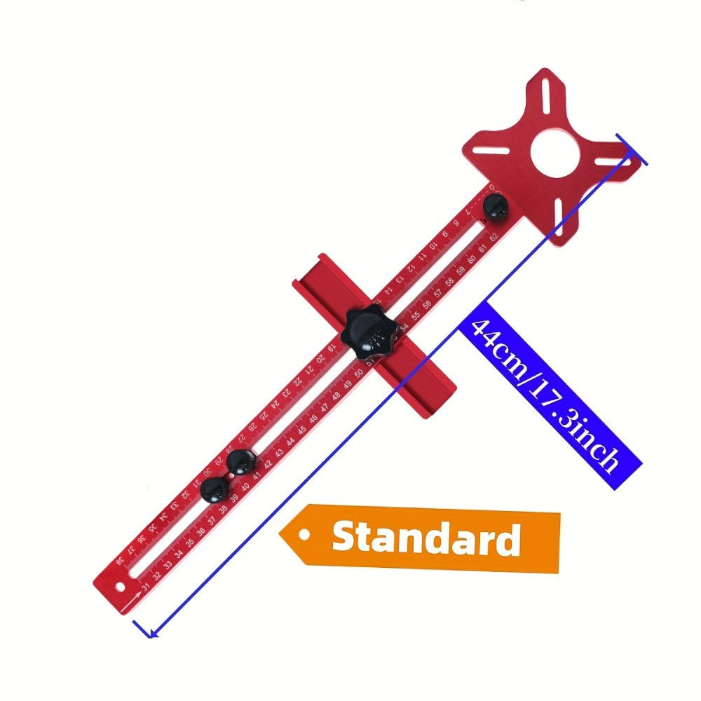 Router Circle Cutting Jig 3-in-1 Woodworking Milling Fixture Precision Circular Cut Guide with Adjustable Groove Bracket for Accurate