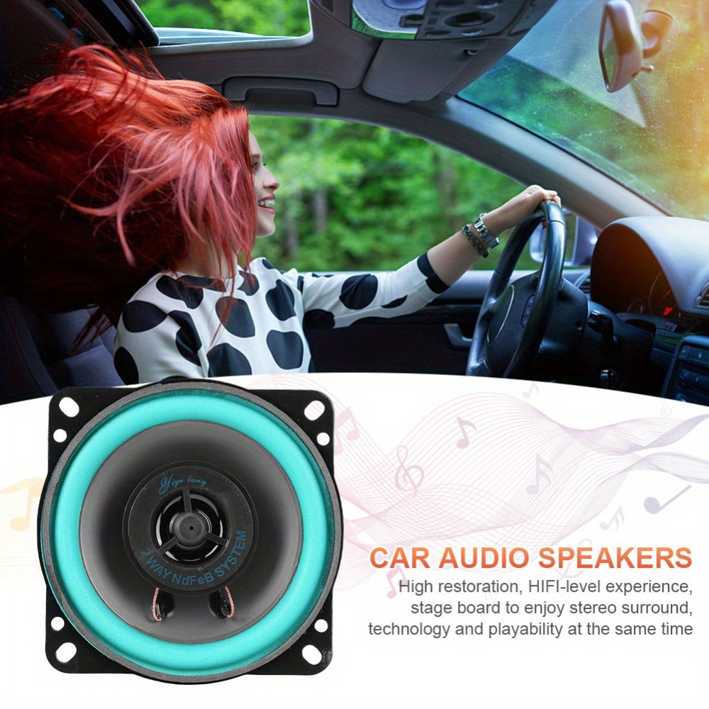 6.5 Inch Car Speakers 160W HiFi Coaxial Full Range – Universal Automotive Audio Stereo Speaker, Single or Pair