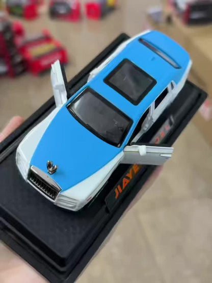 1:36 Scale Phantom Alloy Die-Cast Car Model with Openable Doors, Collectible Display Static Car Desktop Decoration