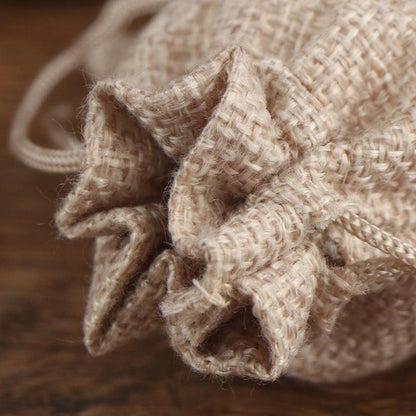 Natural Jute Drawstring Bags 50pcs – Multipurpose Gift Pouches for Party Favors, Wedding, Packaging & Storage