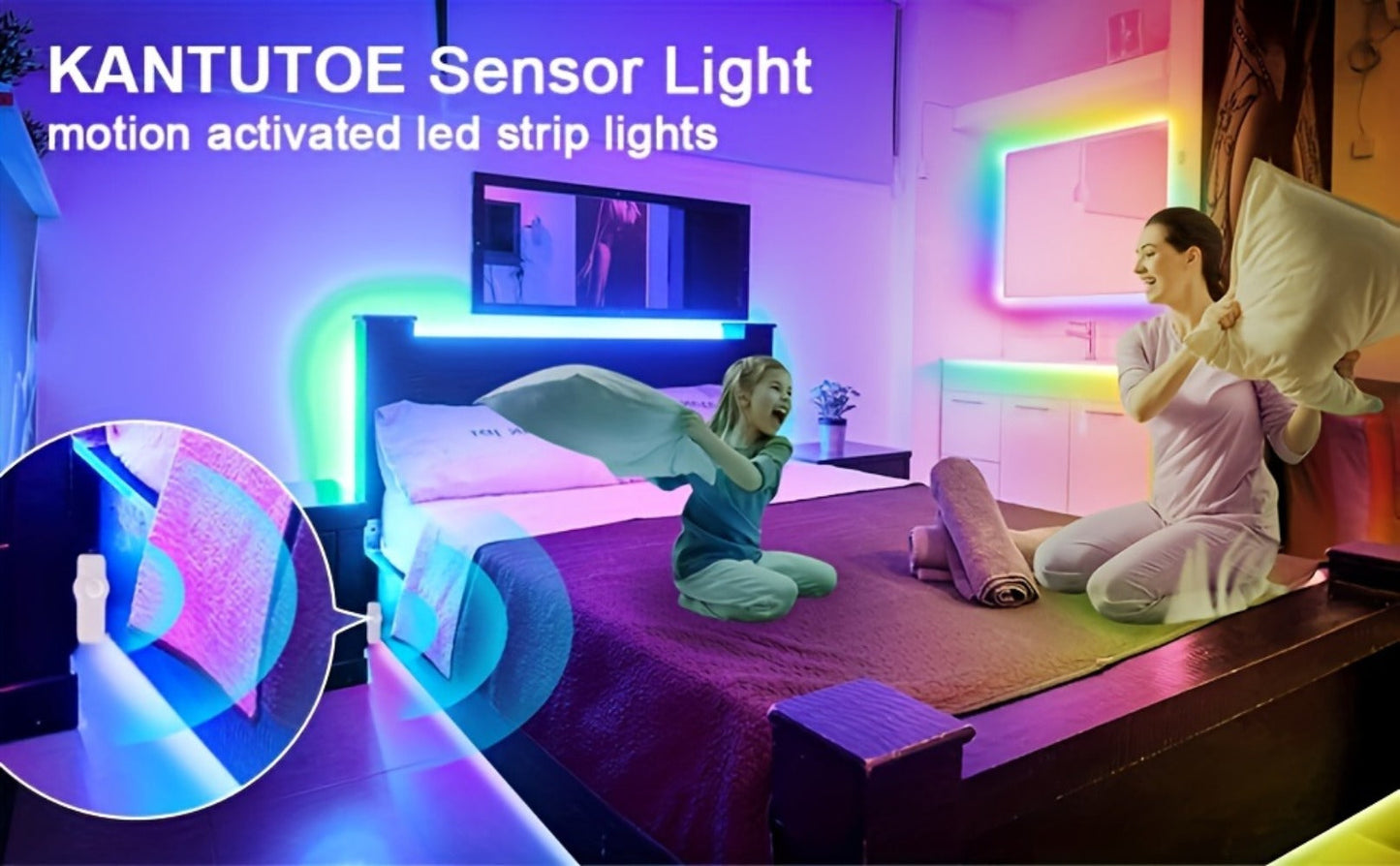 RGB LED Neon Light Strip Flexible Rope Light, App & Remote Control Color Changing for Bedroom Gaming Room Party Outdoor Indoor Decor