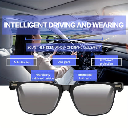 Anti-Blue Light Smart Audio Glasses Bluetooth 5.3 HiFi Open-Ear Wireless Calls Music Anti-UV Lens for an Everyday Personal Care Routine