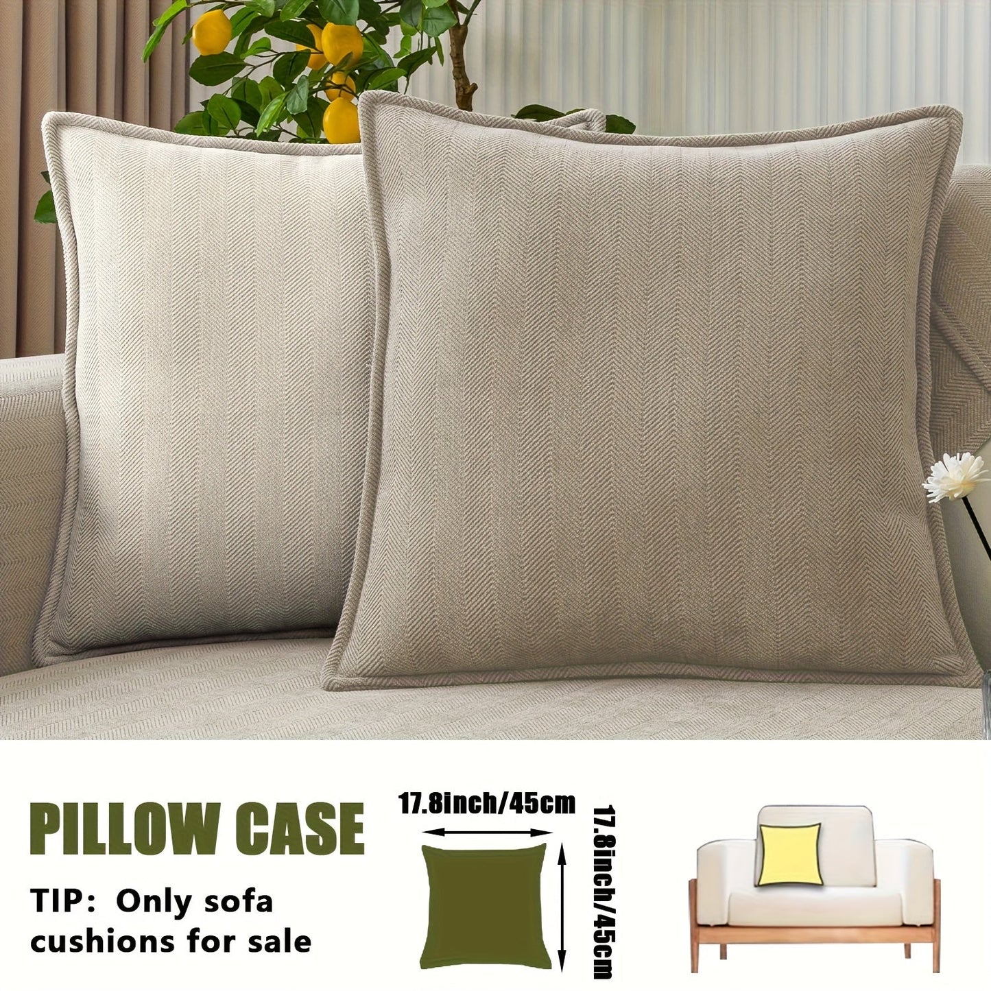 Sofa Cover Ribbed Chenille Stretch Panels for 1 to 4 Seats, Armrests or Cushions with Model-Specific Size and Color Options