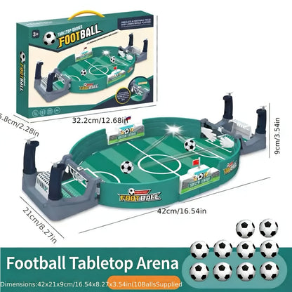 Tabletop Soccer Game for Kids, Portable 2 Player Football Board Game, Parent-Child Competitive Table Football Toy