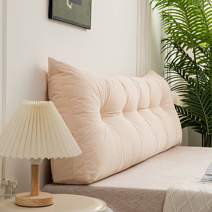 Tufted Triangular Backrest Cushion in Five Colors and Three Lengths from 59.06 to 78.74 Inches