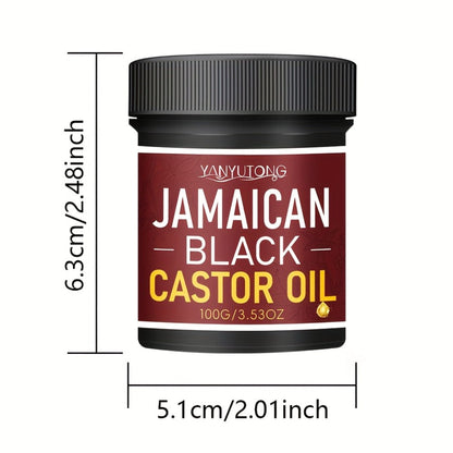 Jamaican Black Castor Oil Hair Milk for Women & Men - Revitalizing Formula, Natural Volume & Smoothness