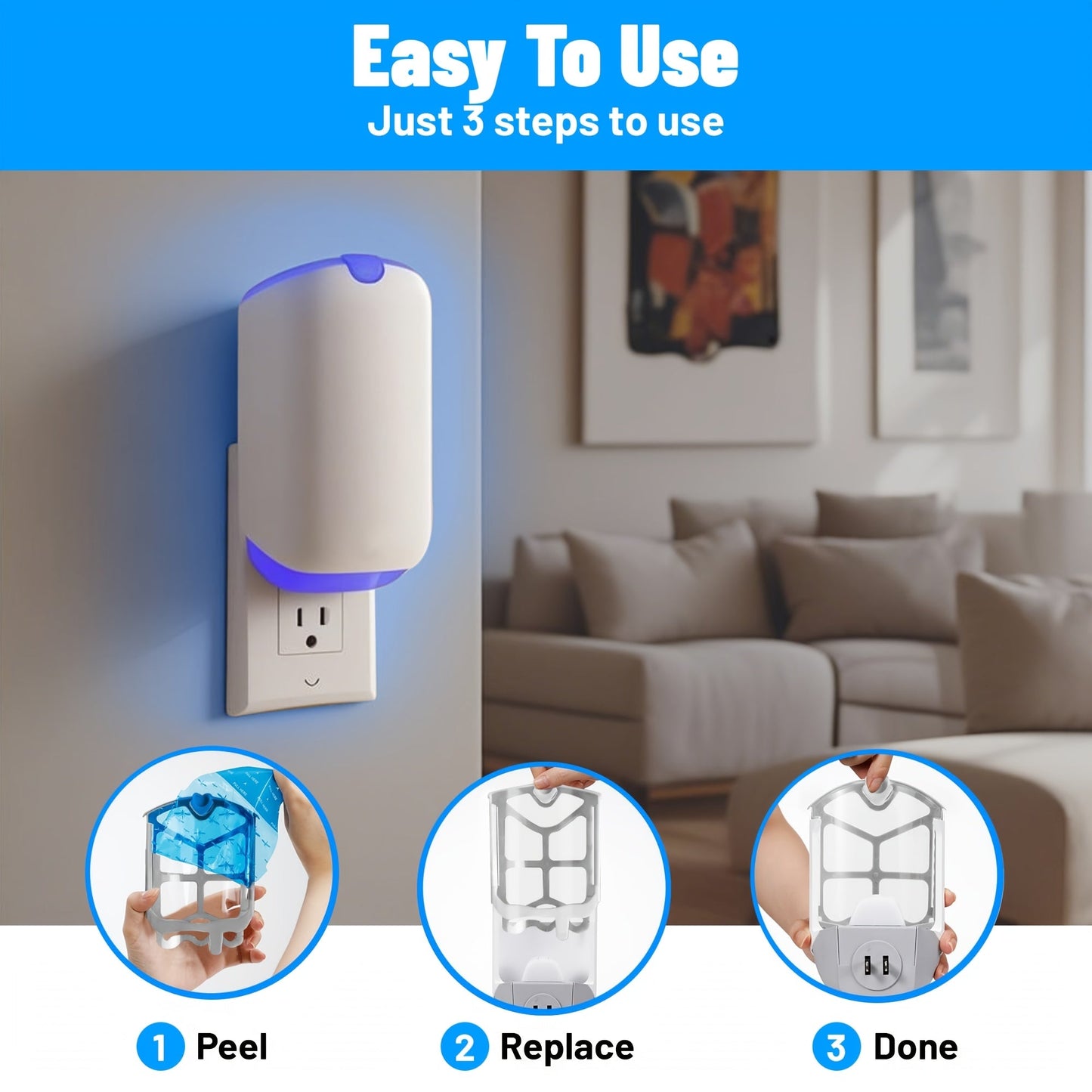 Mosquito Refill Cartridges for Garden, Yard and Pest Management, with the Listed Configuration