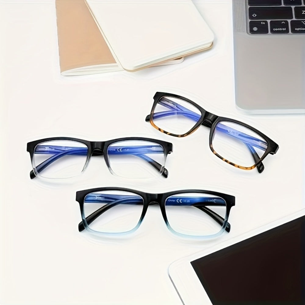 Reading Glasses – Twelve-Pair Reader Bulk Set with Lens Feature for Home and Office with Multiple Strength and Color Options