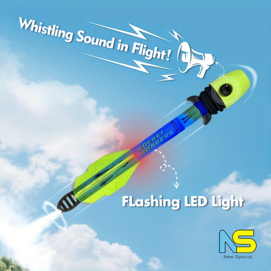 LED Rocket Launcher Toy for Kids, Soars Up to 250 Feet with the Listed Color, Size or Set Options for Everyday Use