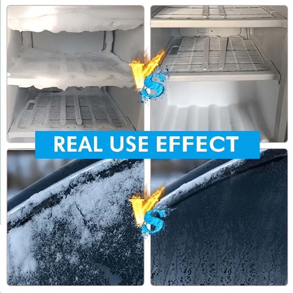 Refrigerator & Freezer De-Icer Spray – Fast Ice Melting & Anti-Freeze Solution for Household Fridges, RV Refrigerators & Freezer Coils
