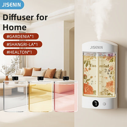 Mini Aroma Diffuser & Humidifier 2-in-1 Portable USB Rechargeable, 7-Level Timer, Silent Operation