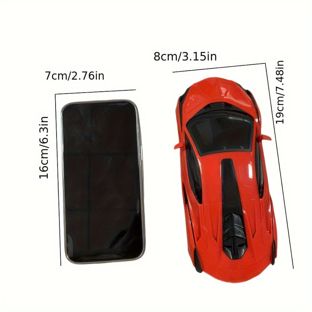 High-Speed Drift RC Car 1:24 Scale with LED Lights 4-Channel Simulation Model Remote Control Car for Kids Boys Girls