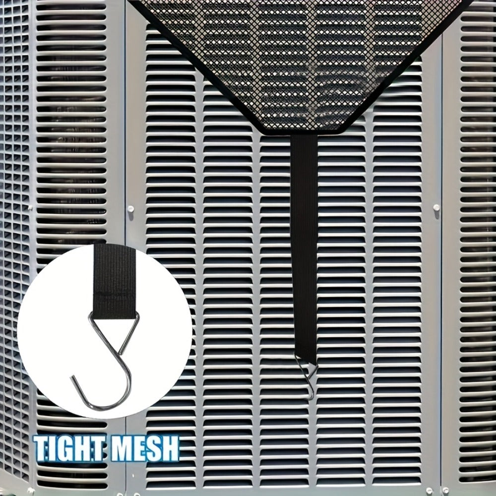 Outdoor AC Cover Premium Waterproof Windproof | Super Durable Air Conditioner Protector with Breathable PVC Mesh Ventilation