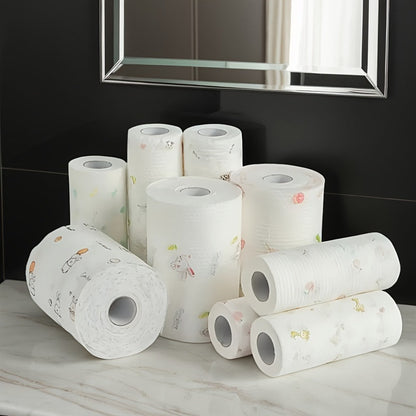 Reusable Kitchen Paper Towels 800 Times Use Non-Stick Oil Degreasing Cleaning Cloth Wet Dry Dual-Use Lazy Rag for Home Kitchen Household