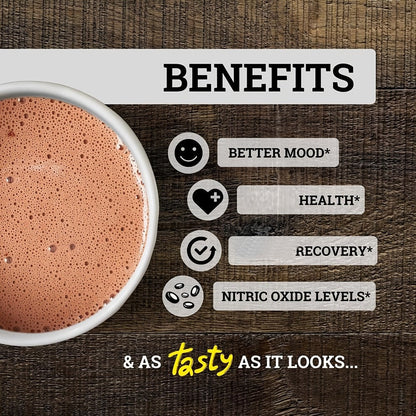 High Flavanol Cocoa Powder 1200mg Per Serving, Cocoa Flavanols & Epicatechin, Unsweetened Dark Chocolate Cacao Powder for Baking
