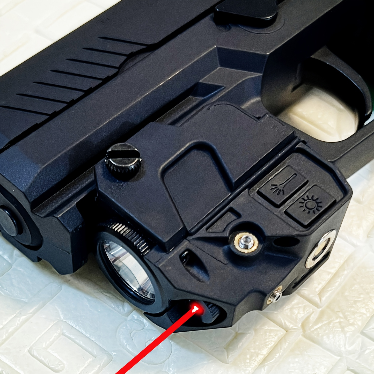 Tactical Green Laser Sight with LED Flashlight Combo – USB Rechargeable, Picatinny Rail Mount, Ambidextrous for Pistols, Rifles & Airguns