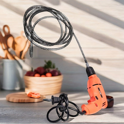 Drain Snake Pipe Unclogger 59 Inch Flexible Hair Clog Remover Tool for Sink, Toilet & Bathroom Drain