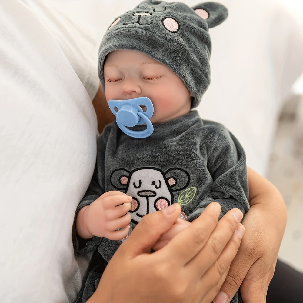 Reborn Baby Doll 18 Inch 45CM Lifelike Newborn Doll Only No Accessories, Realistic Baby Body, Safe for Kids Ages 3+