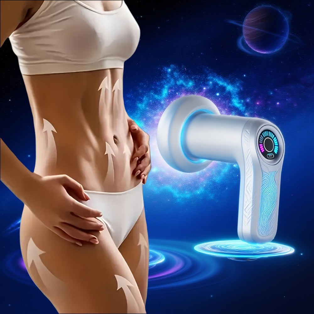Body Sculpting Massager, Handheld Vibration Body Shaper with 5 Interchangeable Massage Heads