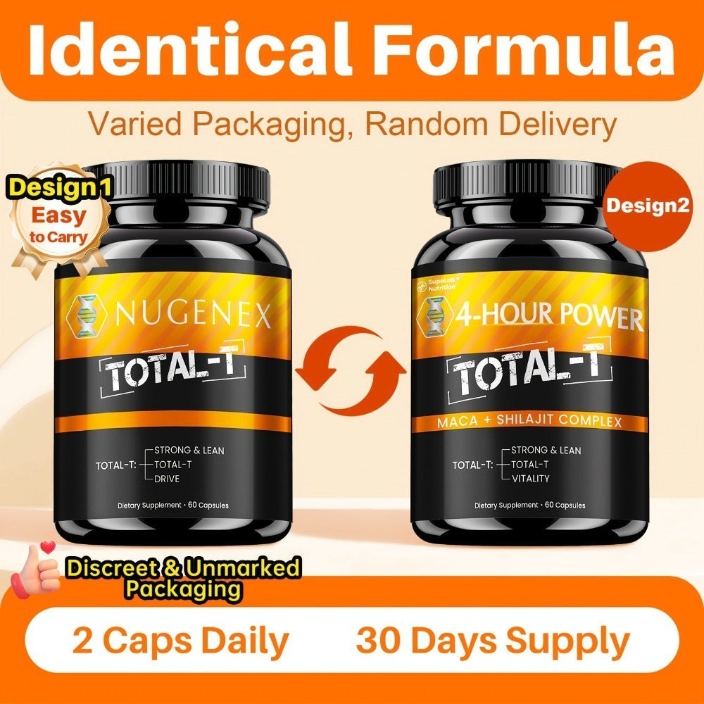 Men's Daily Fuel Supplement 2-Pack, Blue Strength 5-in-1 Formula with Maca, Ashwagandha, Tongkat Ali