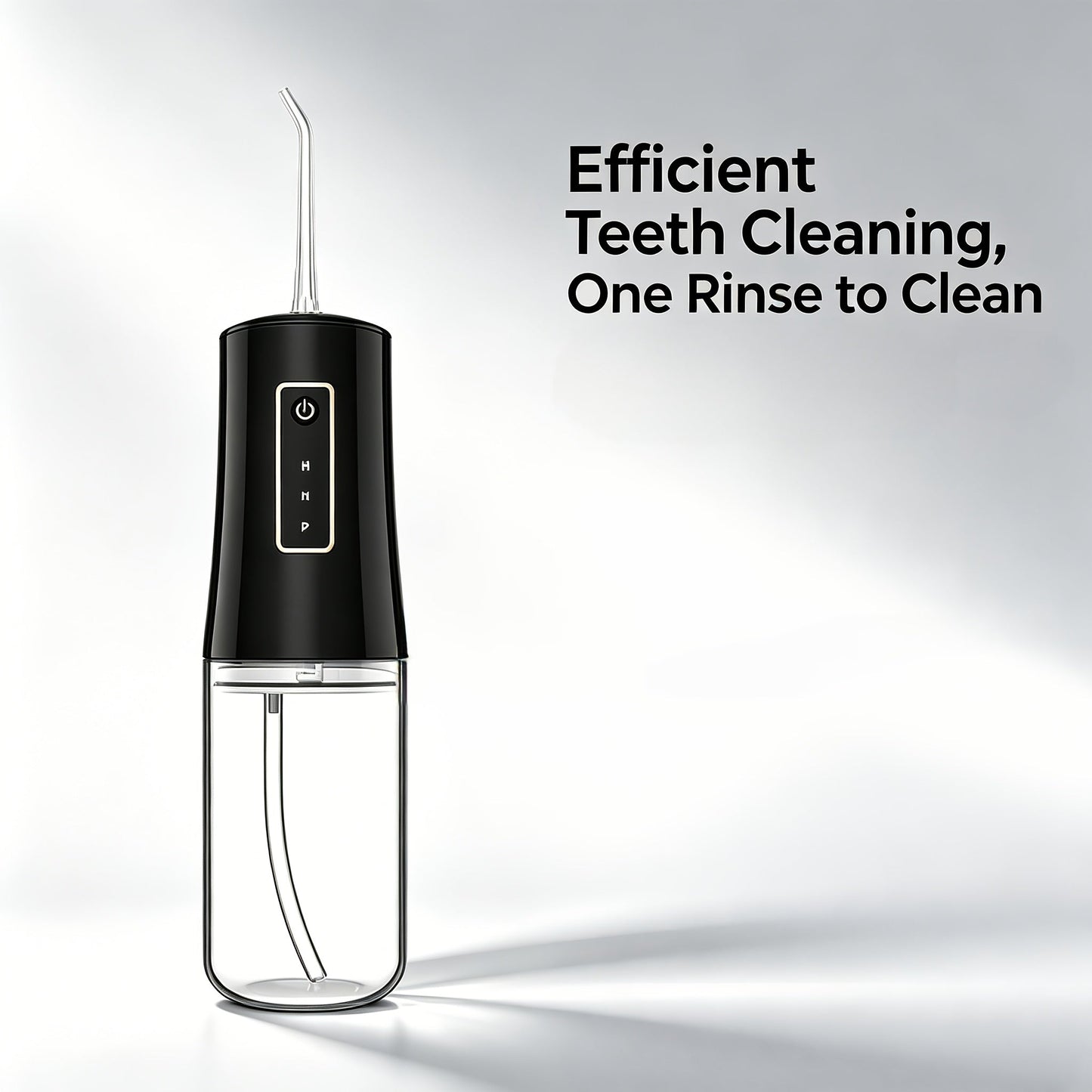Water Flosser Portable Oral Irrigator with Three Modes, 360-Degree Rotating Nozzle, Four Tips and Three Package Options