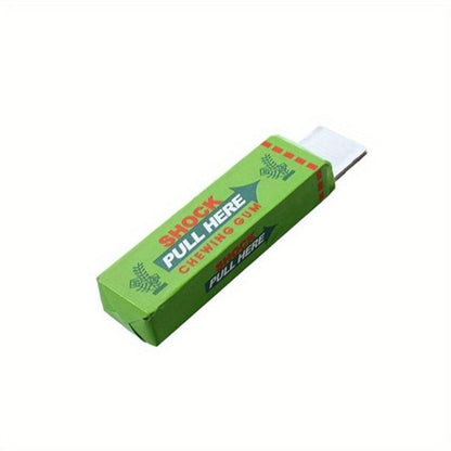 Shocking Gum Prank Toy 4 Pack, Realistic Vibrating Fake Chewing Gum Electric Shock Joke Candy, Funny Gag Gift for Kids Teens & Adults