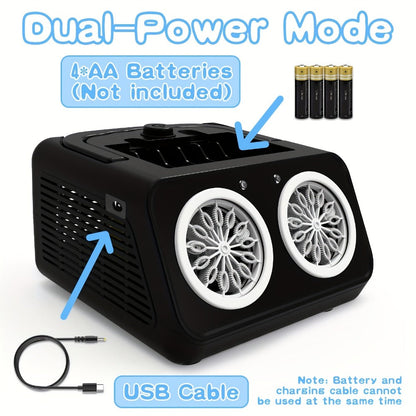 Electric Bubble Maker with 10X Bubble Solution, Dual Fan 20000+ Bubbles Per Minute Machine for Kids