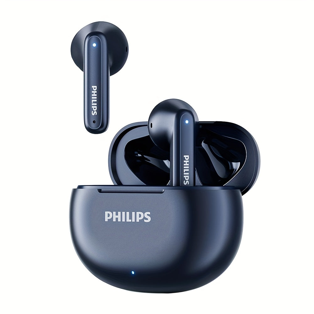 Bluetooth 5.4 Semi-Open Earbuds True Wireless TWS Charging Case Noise Cancelling Mic 20H Playtime for an Everyday Personal Care Routine