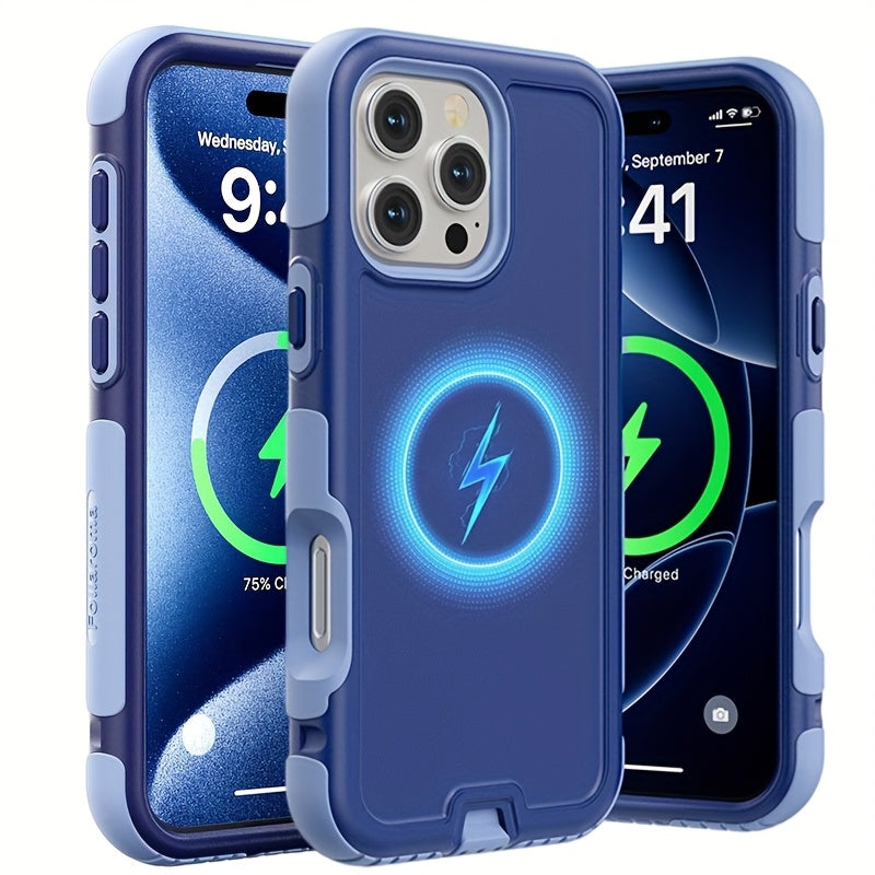 3-Layer Warrior Armor iPhone Case Full Body Shockproof Drop Protection Lining Built-In Dust Plug for an Everyday Personal Care Routine